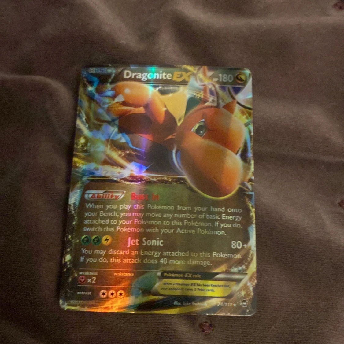 Dragonite EX Pokémonkort