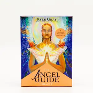 The Angel Guide Oracle card deck is a bridge between Heaven and Earth, bringing together 44 guardian angels with powerful, loving and insightful messages that will guide and inspire. Everyone has one or more angels with them at all times; they are always there to offer guidance and support. This oracle deck encourages spiritual seekers to connect with their very own angels. Instead of focusing on named angels or higher beings from spiritual texts, this deck is open to interpretation so that it offers a space for everyone to find an angel they relate to. Some messages in this oracle guide the seeker to develop their own interpretations in an intuitive way ('Blessings and Abundance', 'Surrender, and 'Divine Timing') while others prompt positive action from the seeker ('Take a Step Back', 'Clear, Cancel and Release', and 'Expect Miracles'). The Angel Guide Oracle can be easily used by complete beginners and will inspire spiritual seekers wherever they are on their journey to tap into their intuition and feel their angels' presence by their side.