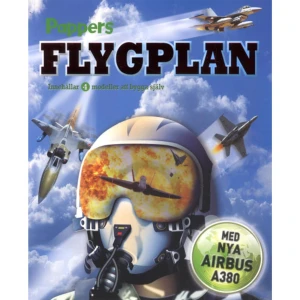 Pappersflygplan (häftad) - Följ med upp i det blå med den här spännande boken, full med fascinerande fakta om flygets historia - från forna tiders "fågelmänniskor" i sina lustiga flygmaskiner, till de fantastiska rymdfarkoster som vi kan vänta oss i framtiden. Boken innehåller 4 flygplan som du kan trycka ut och sätta ihop med de enkla steg för steg-anvisningarna. Sedan väntar många timmars rolig flyglek!    Format Häftad   Omfång 32 sidor   Språk Svenska   Förlag Cargo Int.   Utgivningsdatum 2013-11-06   ISBN 9788771311419  