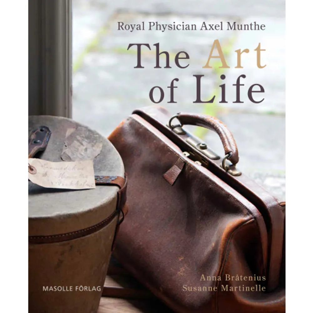 Royal Physician Axel Munthe’s art of life is as inspirational today as it was during his productive years a century ago. In this photo illustrated book we are introduced to the culturally and historically interesting and multifaceted Munthe’s thoughts on the importance of compassion, his modern views on health, his creation of the beautiful Villa San Michele on Capri, Hildasholm and his long time secret relationship with Queen Victoria of Sweden.Munthe’s adventures, symphatetically retold by Anna Bratenius and accompanied by Susanne Martinelle’s expressive photographs, are here for the first time teamed up with excerpts from Munthe’s world wide bestseller The Story of San Michele and Queen Victoria’s own pictures. In addition, we take part of words of wisdom by philosophers appreciated by Munthe, and a few of his favourite recipes.     Format Halvklotband   Omfång 200 sidor   Språk Engelska   Förlag MasOlle Förlag AB   Utgivningsdatum 2020-03-24   Medverkande Susanne Martinelle   Medverkande Susanne Martinelle   Medverkande Susanne Martinelle   Medverkande Bibbi Fagerström   ISBN 9789163925924  . Böcker.