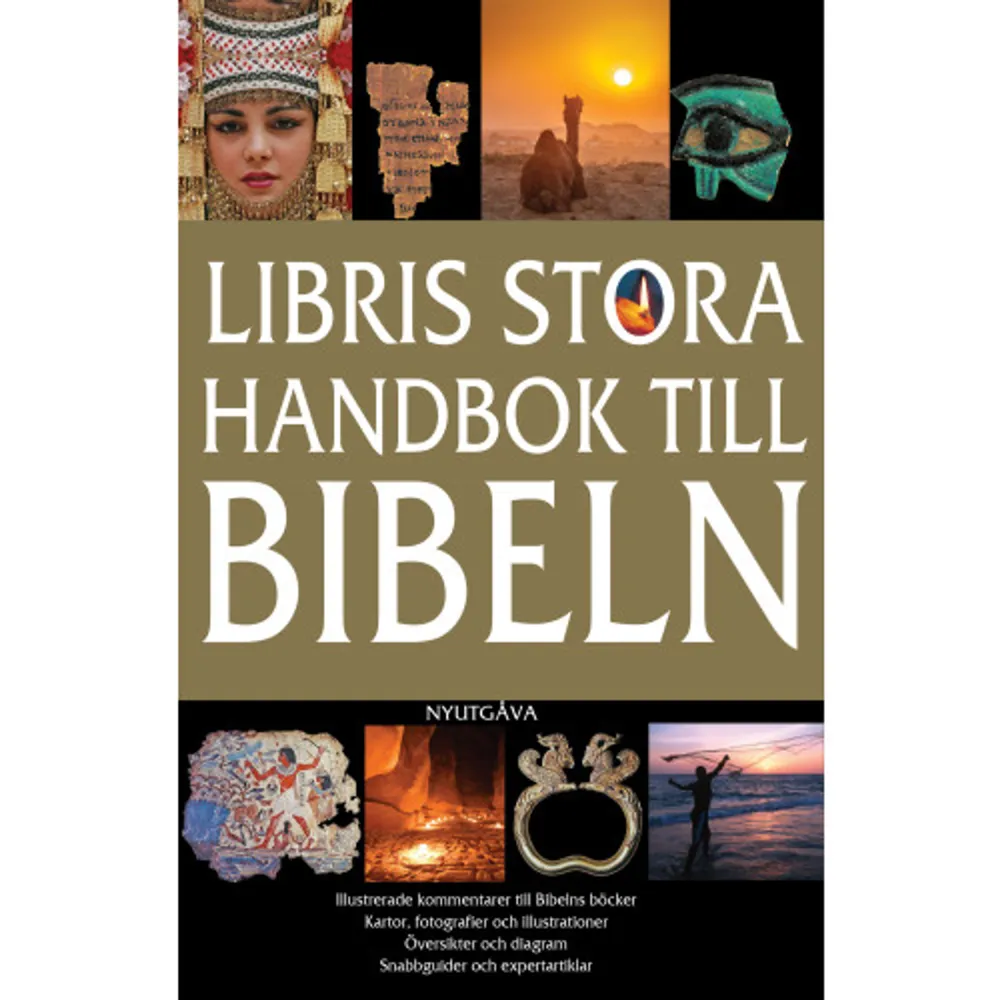 Libris stora handbok till Bibeln är en gedigen handbok i ett attraktivt mjukband som med sitt behändiga och praktiska format har blivit mycket uppskattad. Handboken ger läsaren nya och fascinerande fakta om Bibeln och Bibelns värld. Bibelns gestalter och berättelser blir levande genom många bilder och detaljrika illustrationer. Handboken består av: 680 sidor kommentarer till Bibelns böcker, avsnitt för avsnitt och med förklarande noter till nyckelord och ämnen. 126 fördjupande artiklar skrivna av ledande bibelforskare i världen, bland annat medverkar elva svenska exegeter Över 700 färgfoton och illustrationer som ger en inblick i Bibelns värld och historia 68 kartor som anger platser och andra detaljer kring bibeltexterna 20 diagram och tabeller som ger visuell bakgrundsinformation Längst bak finns en snabbguide till Bibeln dess nyckelpersoner, platser, händelser och budskap och till hela handbokenLibris stora handbok till Bibeln är en utmärkt hjälp vid studiet av Bibeln i hem, skola och församling. Den bästa bok man kan ha näst Bibeln.    Format Flexband   Omfång 816 sidor   Språk Svenska   Förlag Libris förlag   Utgivningsdatum 2020-11-27   Medverkande Pat Alexander   Medverkande David Alexander   Medverkande Sune Fahlgren   Medverkande Ewa Edén-Modén   ISBN 9789173878517  . Böcker.