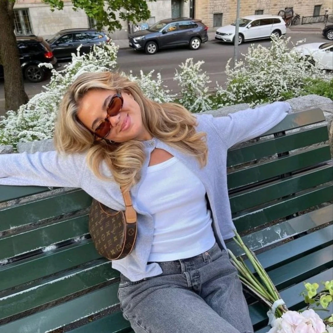 Grå kofta från Djerf Avenue