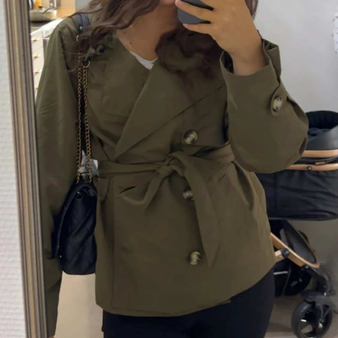 Kappa trenchcoat grön 