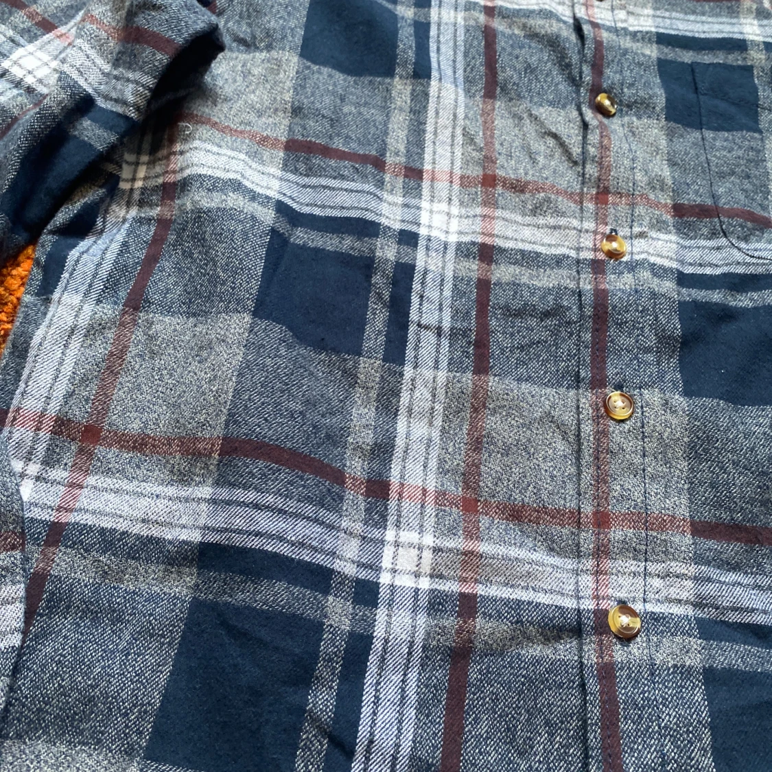 Blå randig skjorta - 90