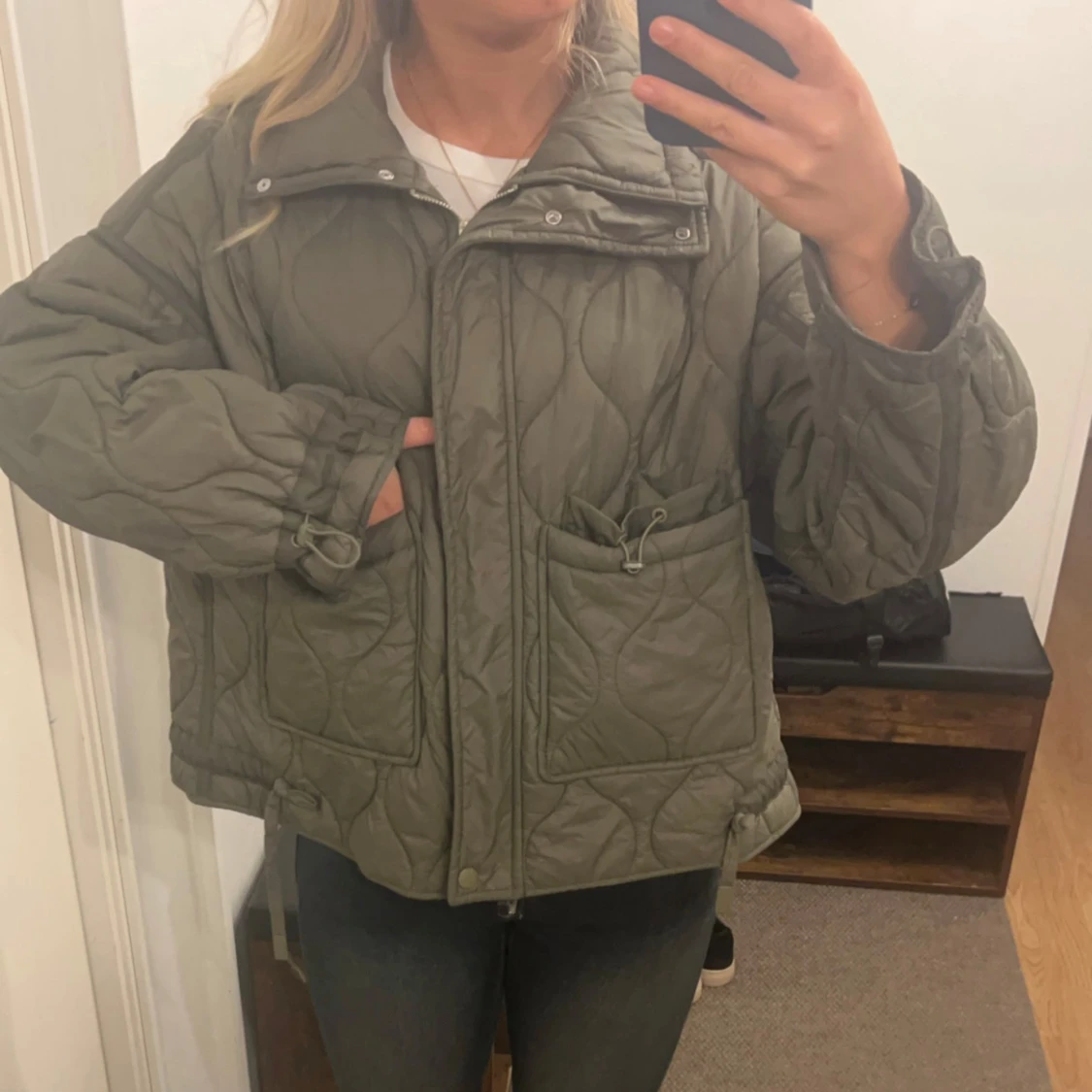 Zara Grön Jacka - 90