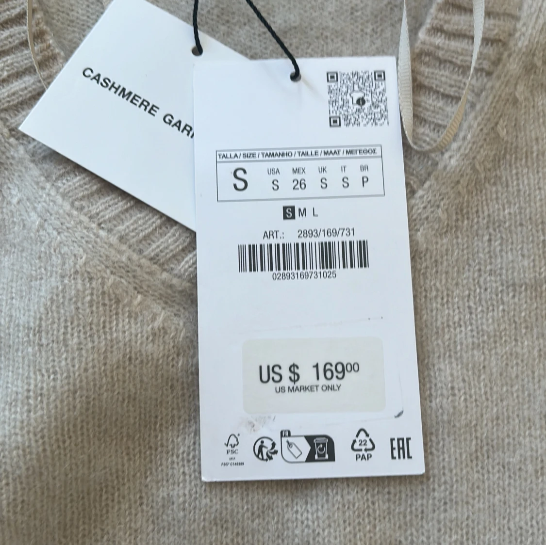 cashmere tröja - 90