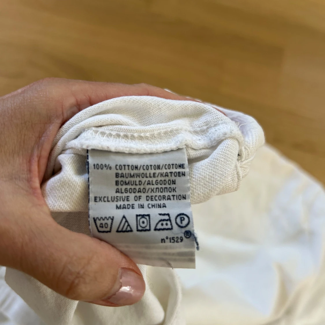 Vit långärmad pikétröja från Polo Ralph Lauren - 2