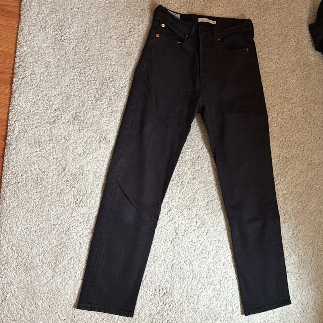 Svarta Levis 501 jeans