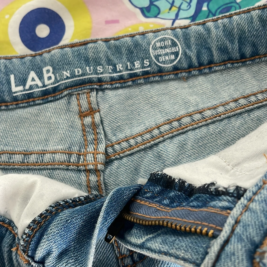 Blå jeansshorts från LAB Industries - 2