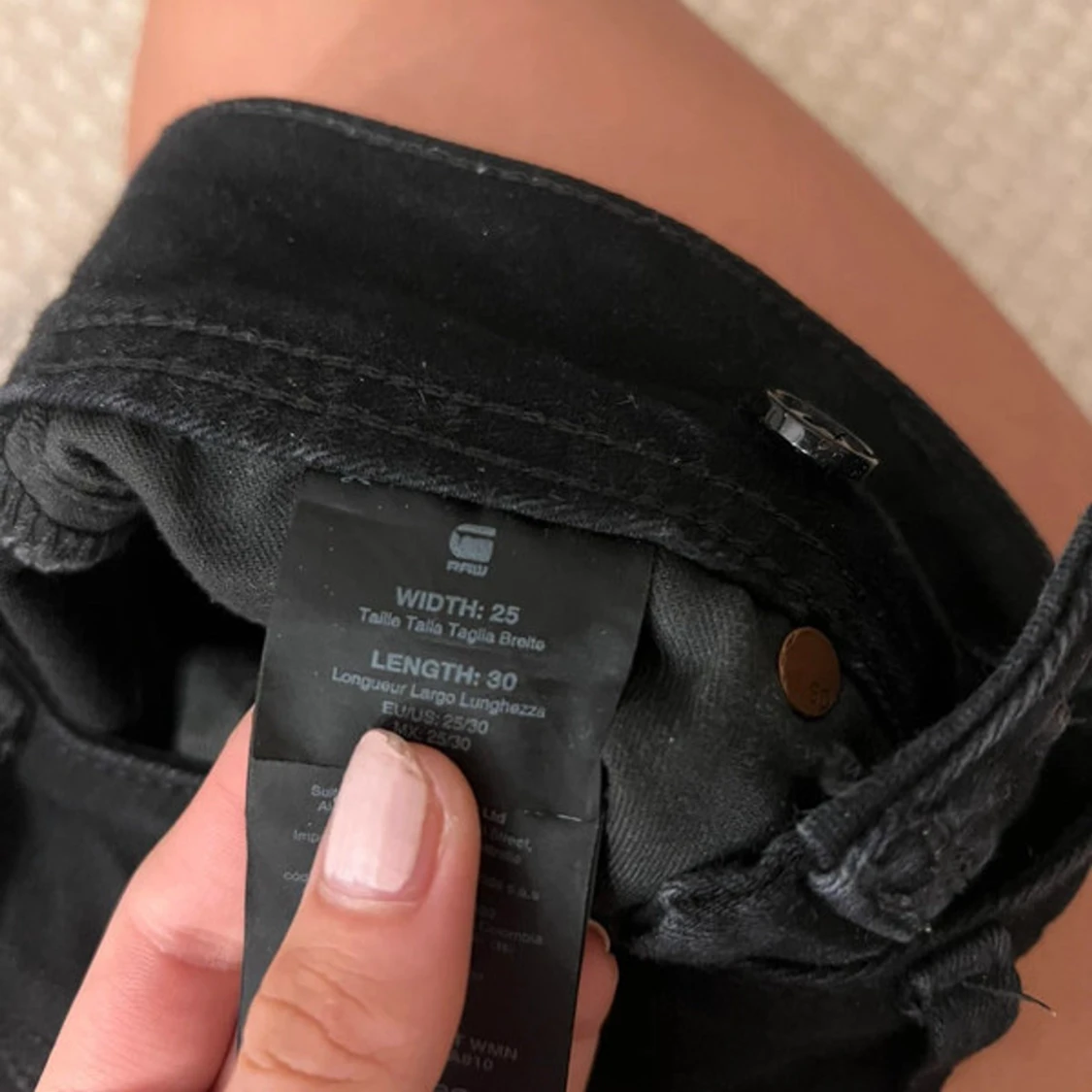 Svarta jeans från G-Star RAW, W25 L30 - 2