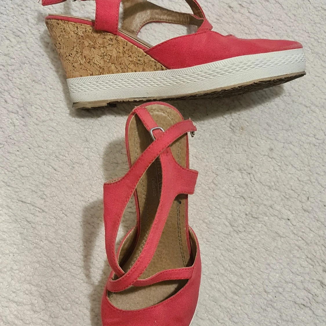 Rosa kilklack sandaler White Rose - 1