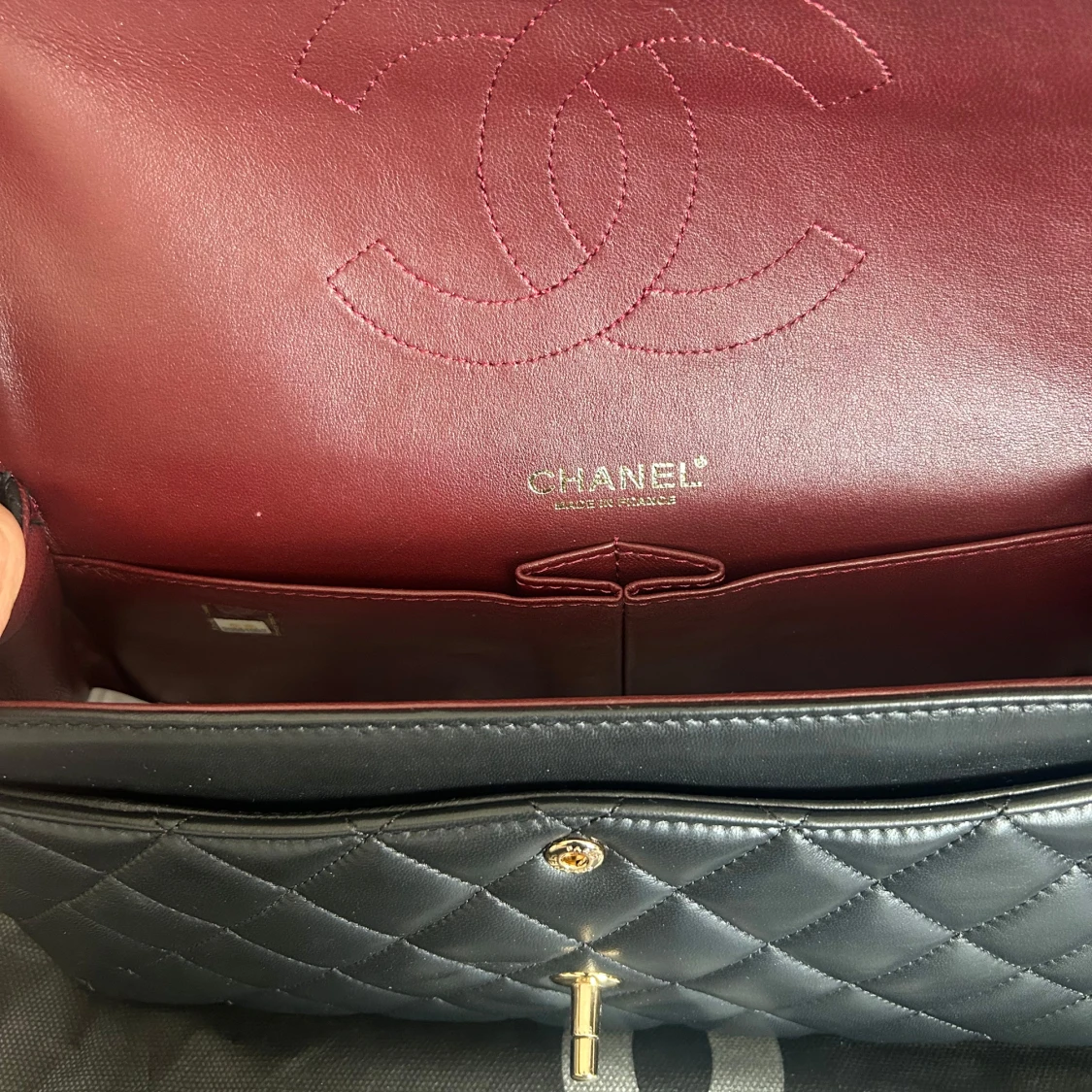 Axelremsväska i äkta skinn - 2