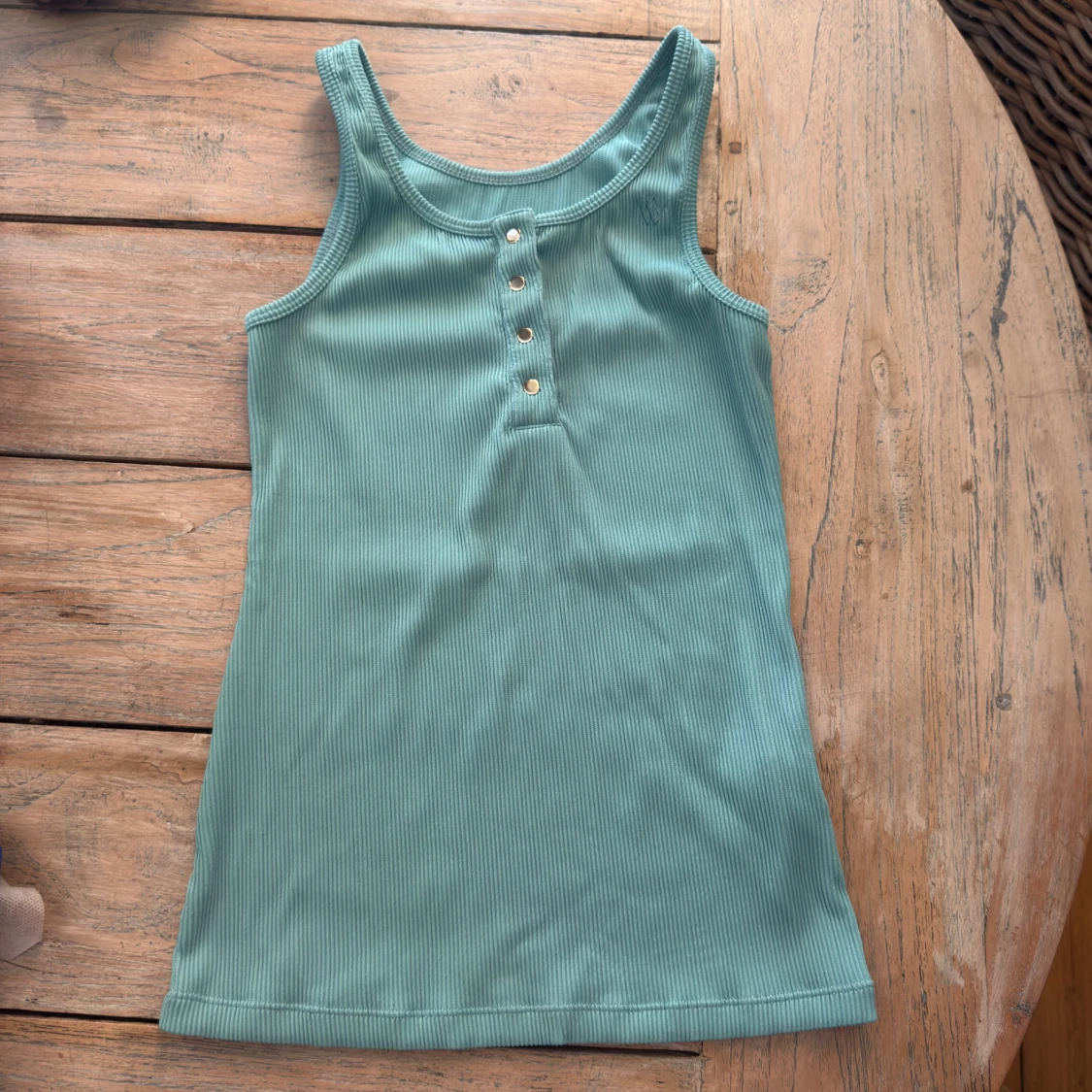 Ribbad grön linnetopp Workout Empire