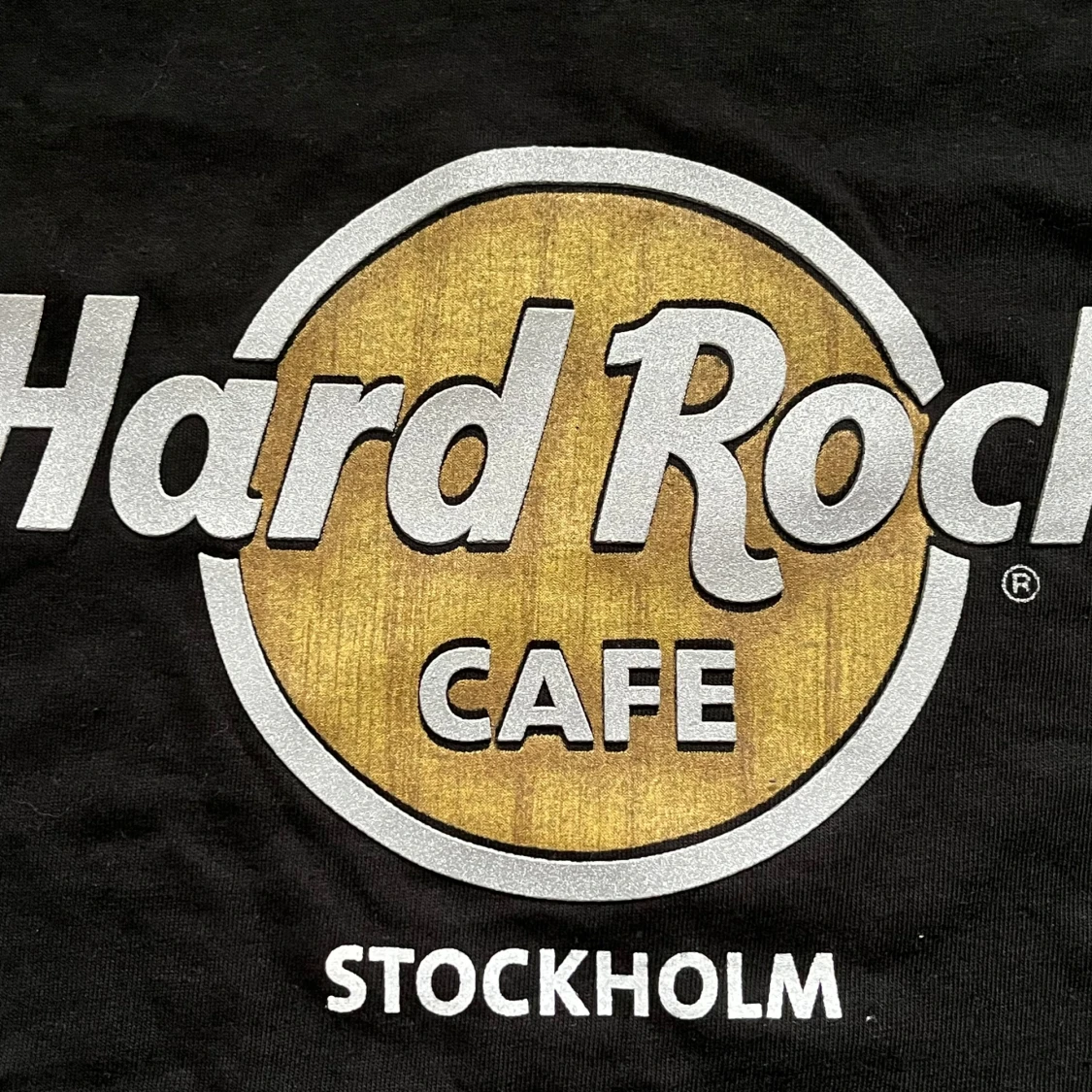 Hard Rock Cafe svart t-shirt Stockholm - 1