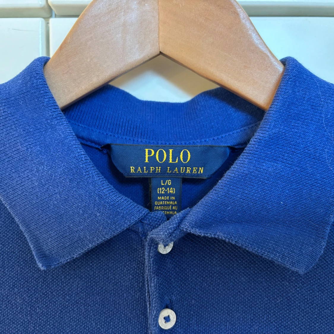Randig pikéklänning från Polo Ralph Lauren, storlek XXS/ 12-14 år - 3