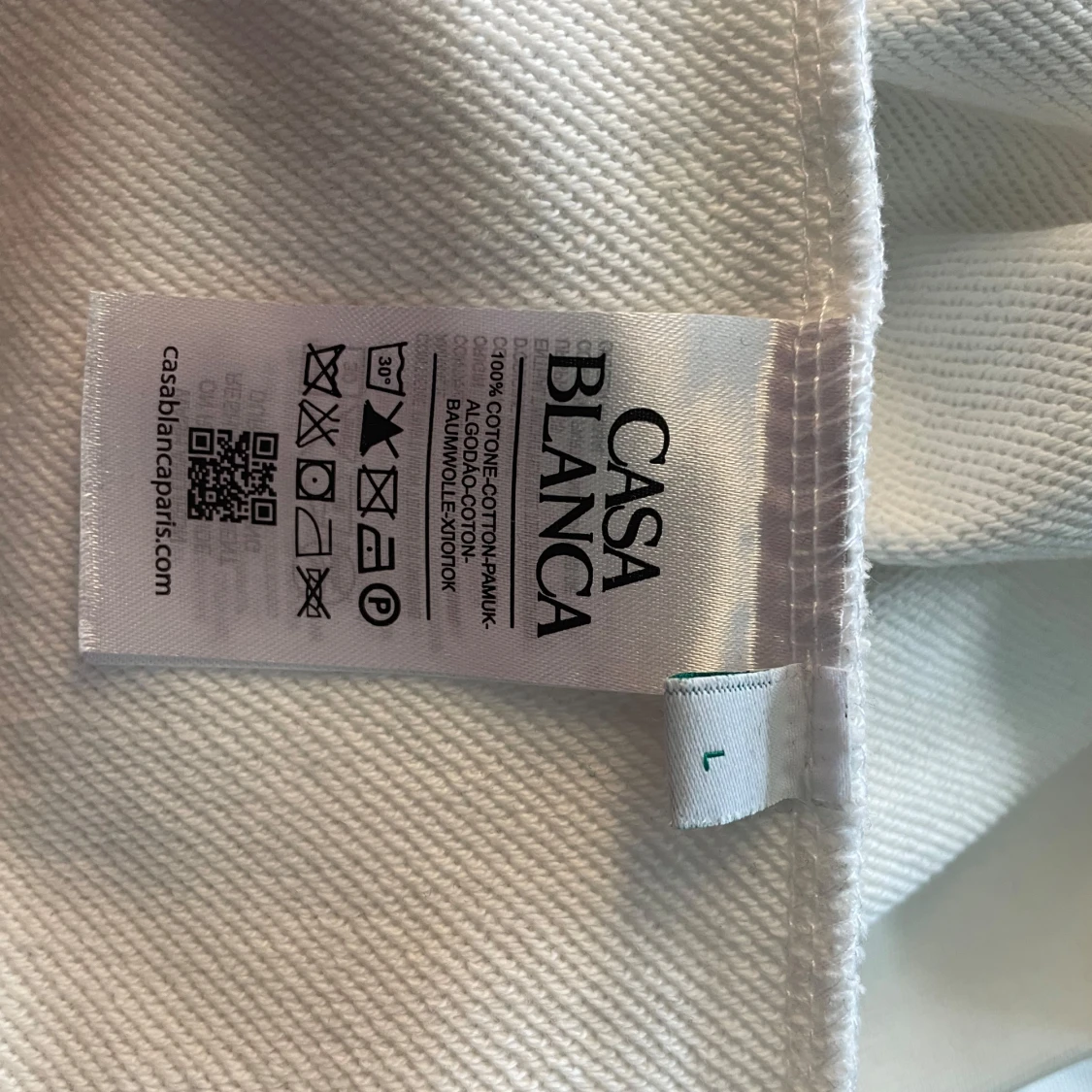 Vit sweatshirt Casablanca Tennis Club - 4