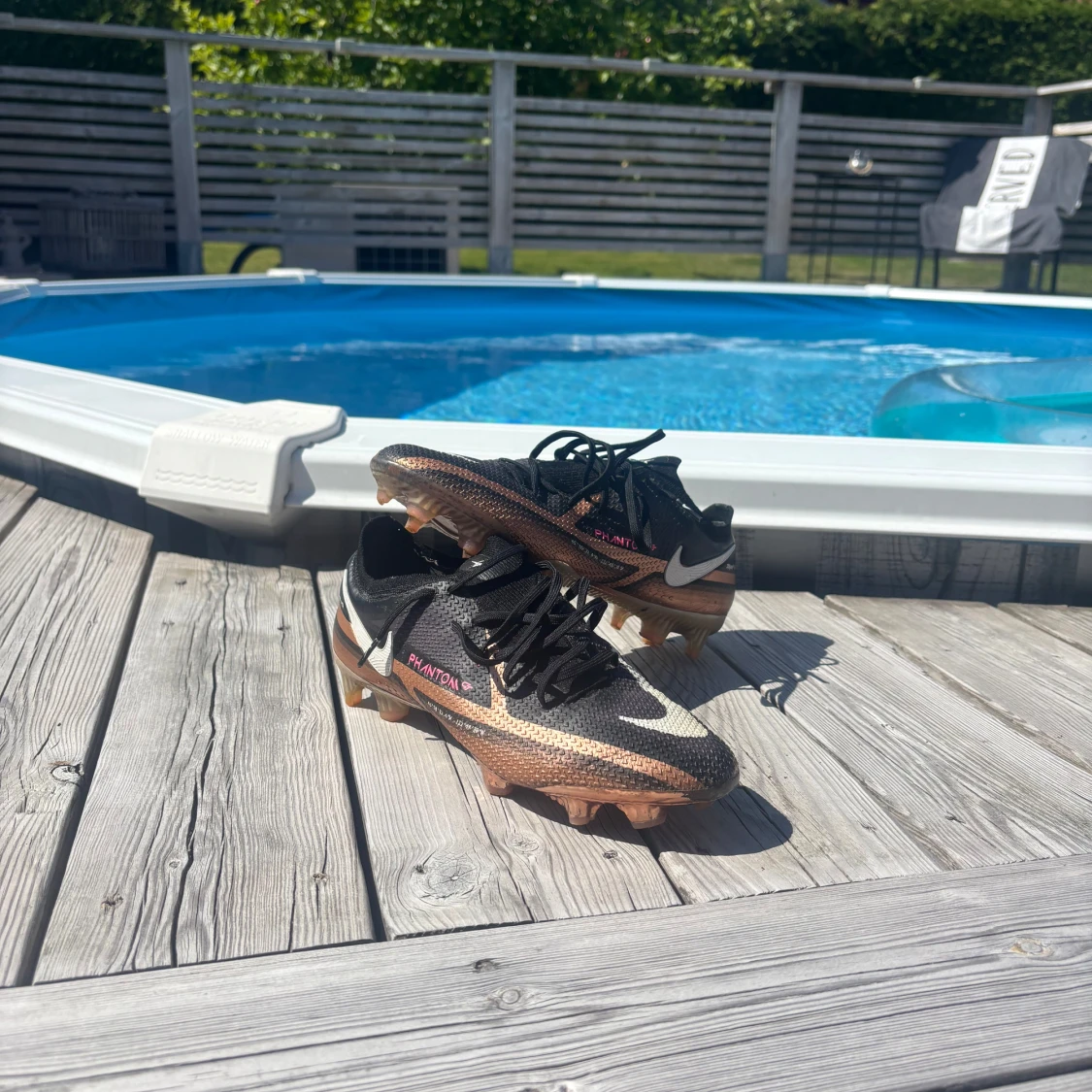 Nike Phantom GT2 fotbollsskor svart/koppar - 4