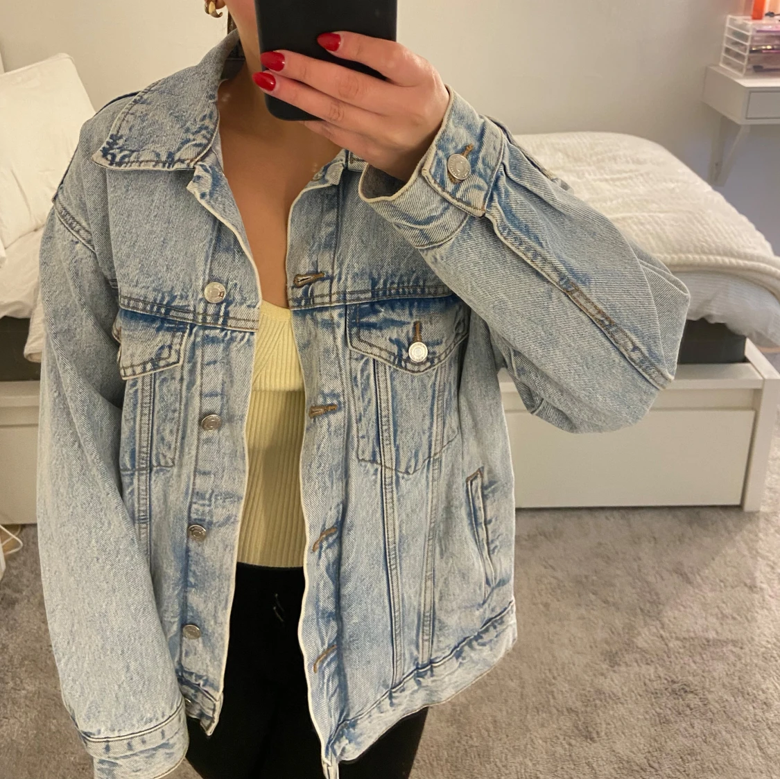 Blå jeansjacka  - 1