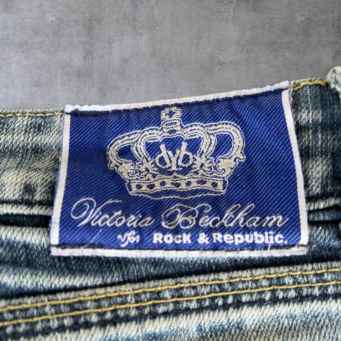 Blå bootcut jeans från Rock & Republic x Victoria Beckham - 2