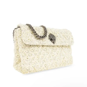 Kurt geiger väska - Säljer en beige vit och glittrig Kurt geiger väska, liten modell 