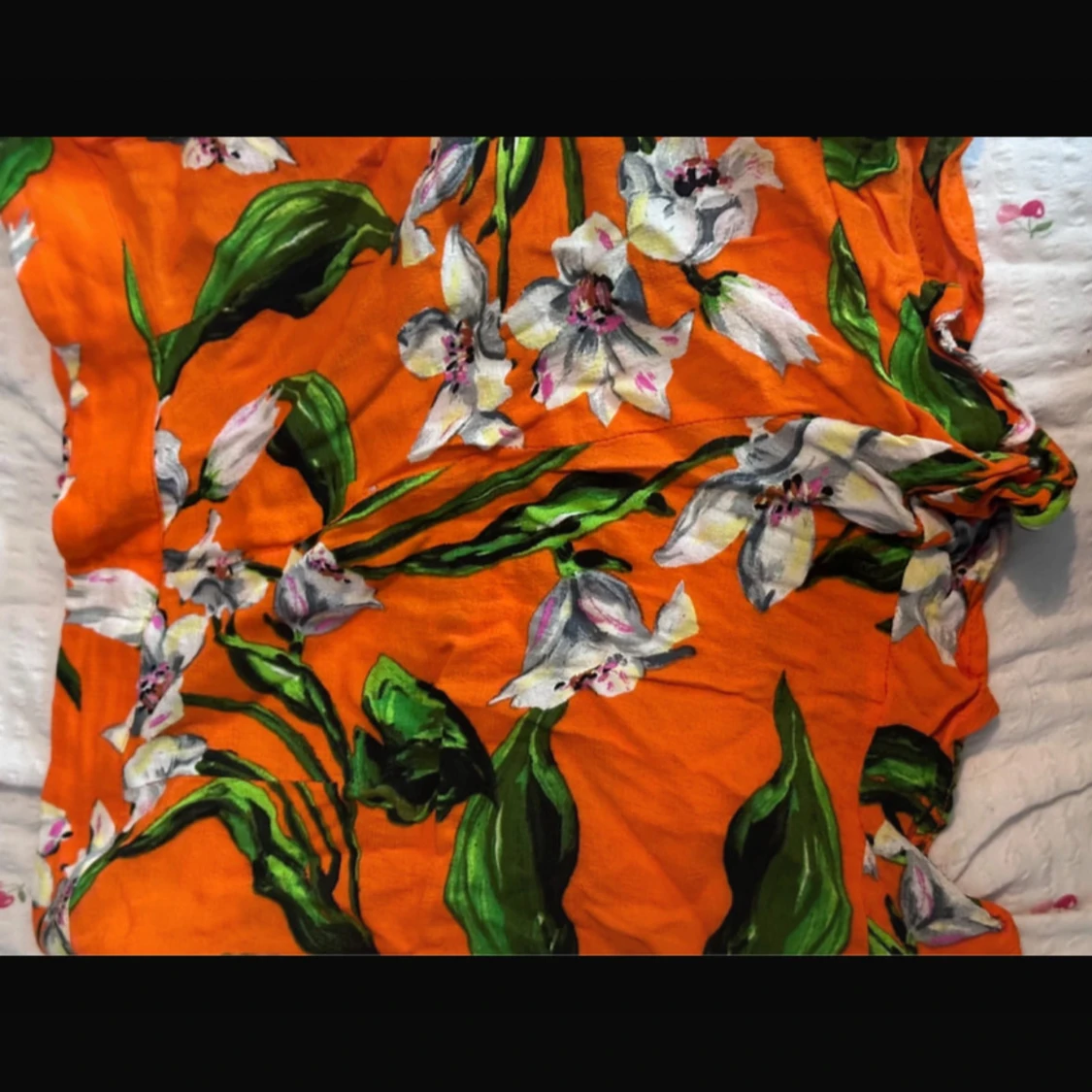 Orange blommig kjol från Zara - 2