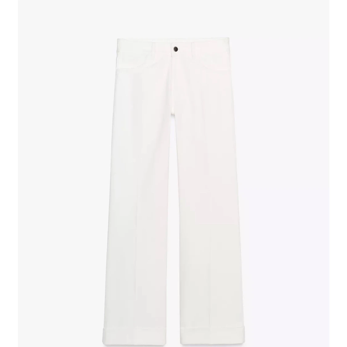 Vita raka jeans från Zara - 1