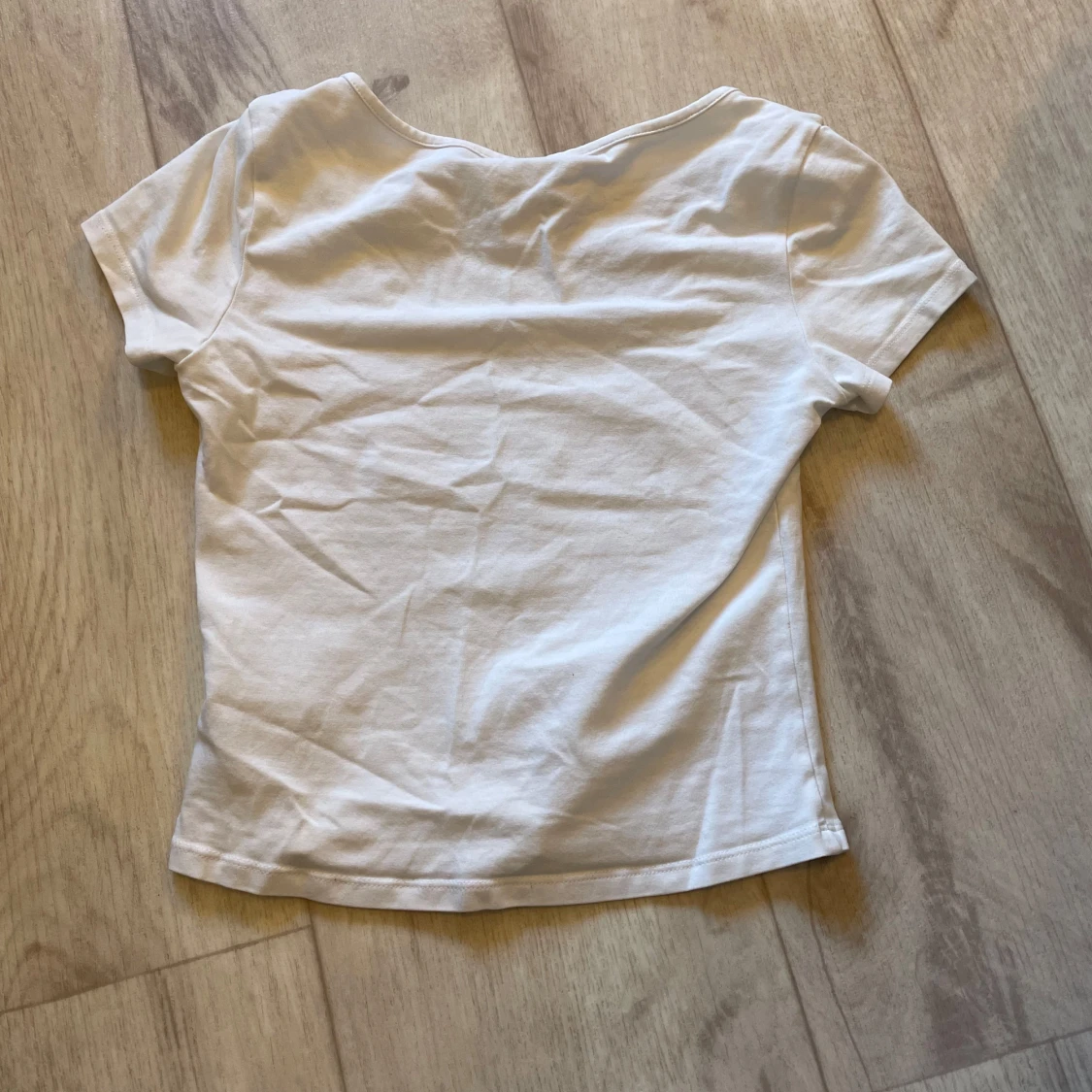 Vit urringad topp - 3