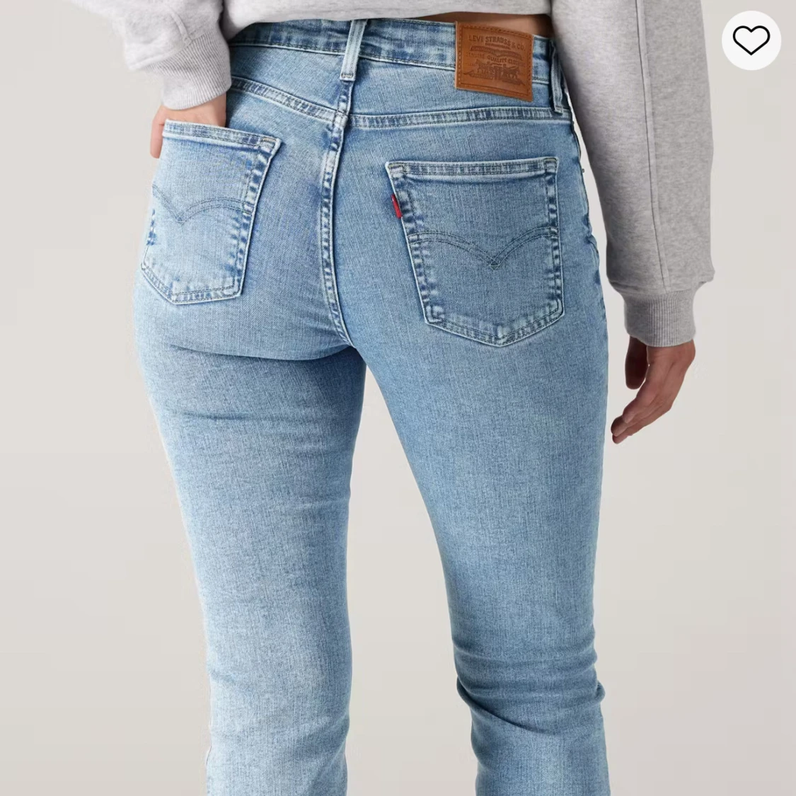 Levi's 725 high Rise bootcut jeans ljusblå