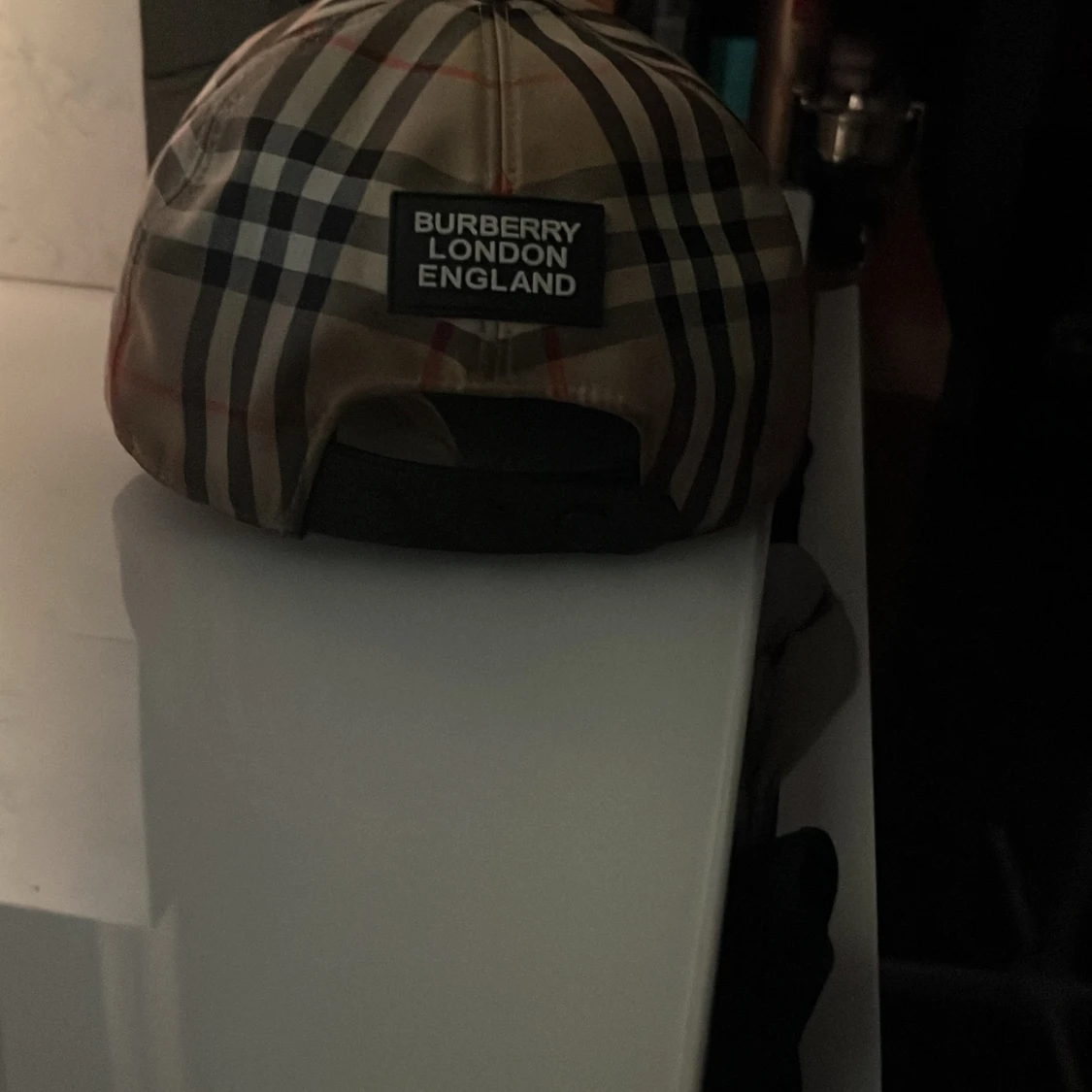 Burberry rutig keps beige M - 1