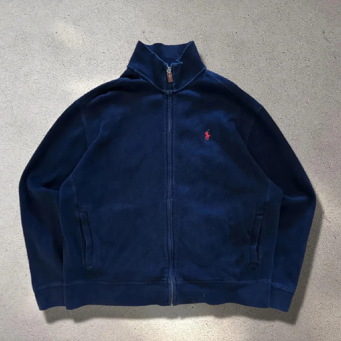 Blå fleecejacka från Polo Ralph Lauren