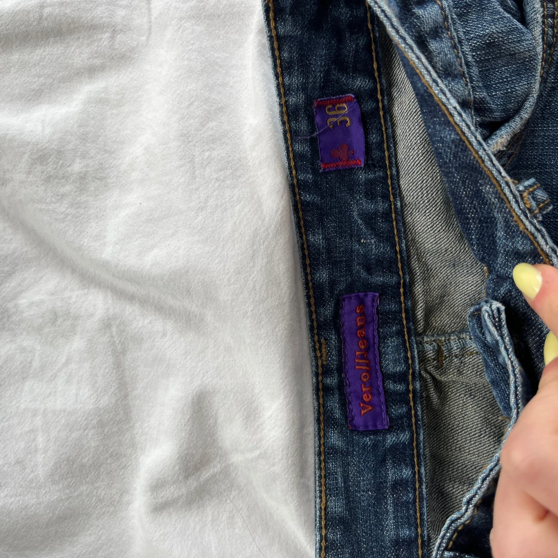 Mörkblå jeanskjol från Vero Jeans - 2