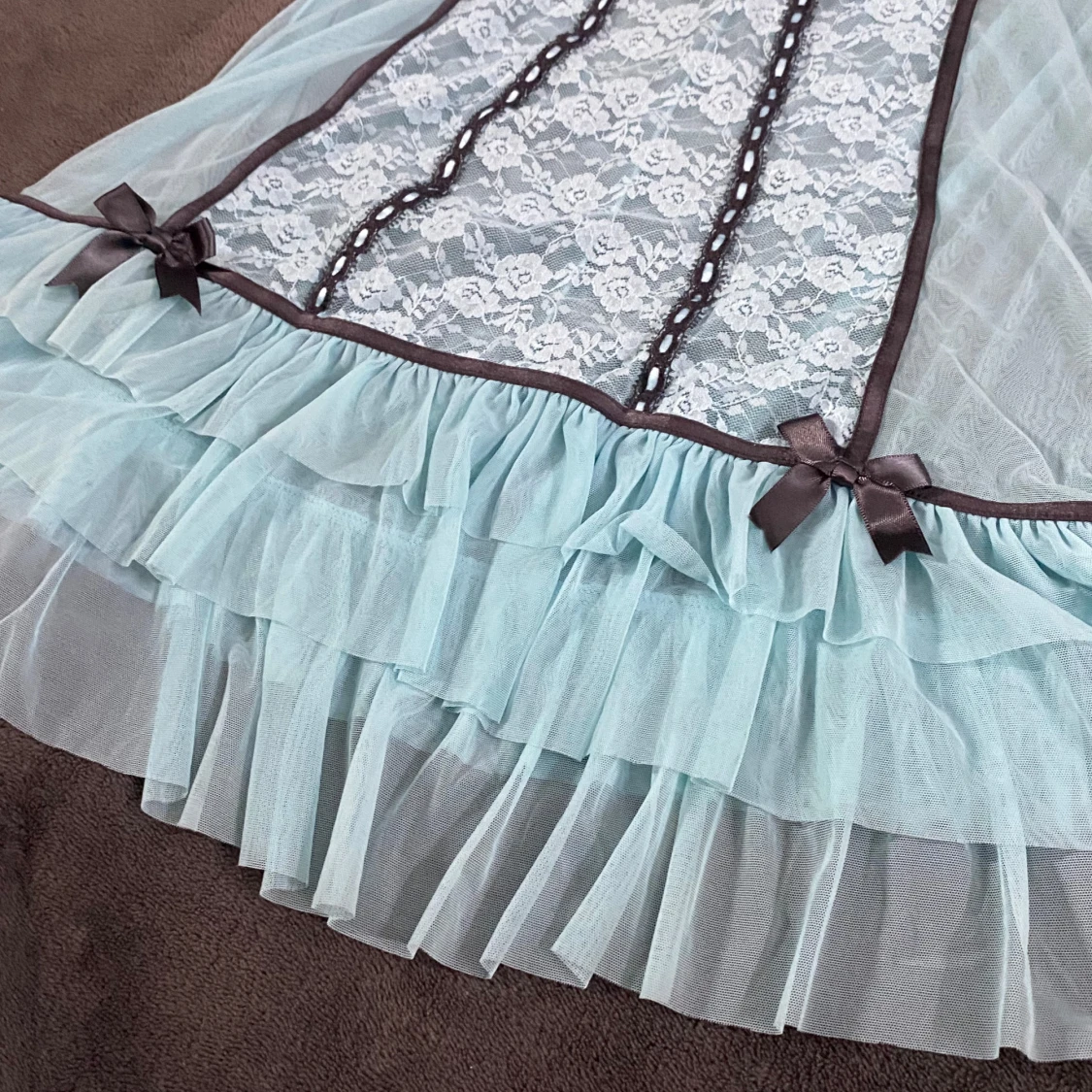 Super fin ljus blå korsett - 2