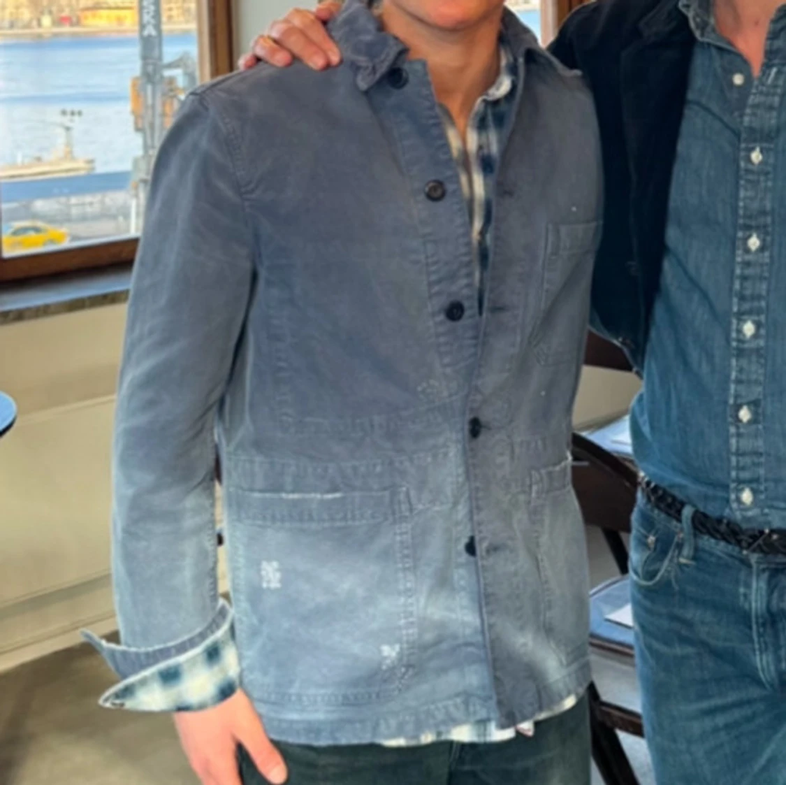 Blå overshirt från Zara - 2