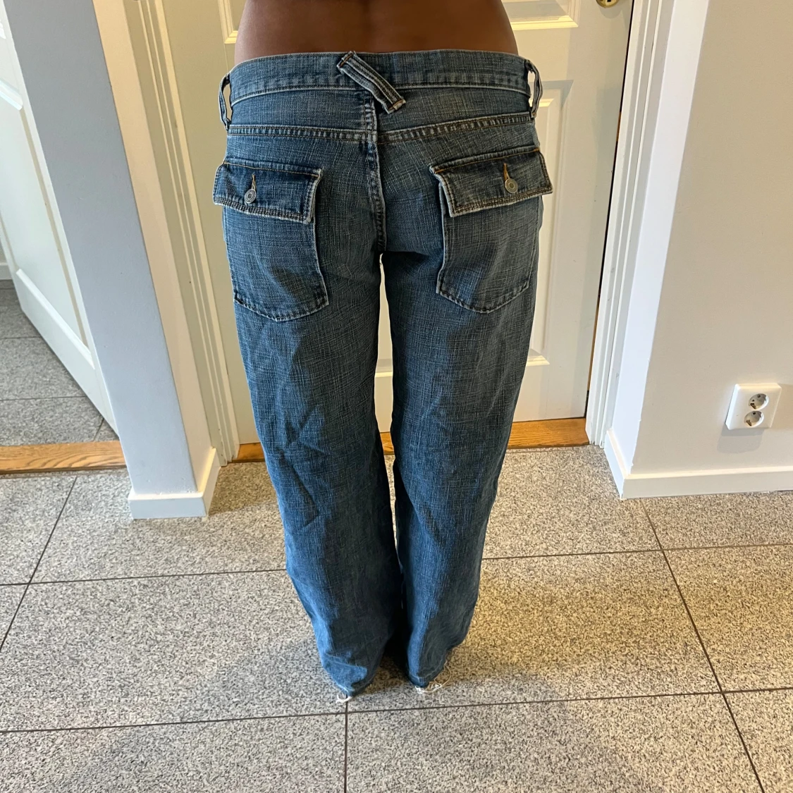 Blå straight jeans från GAP jeans - 2