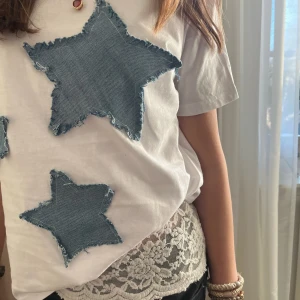 Tröjan “Linnea” - Tröja med jeansstjörnor💕✨