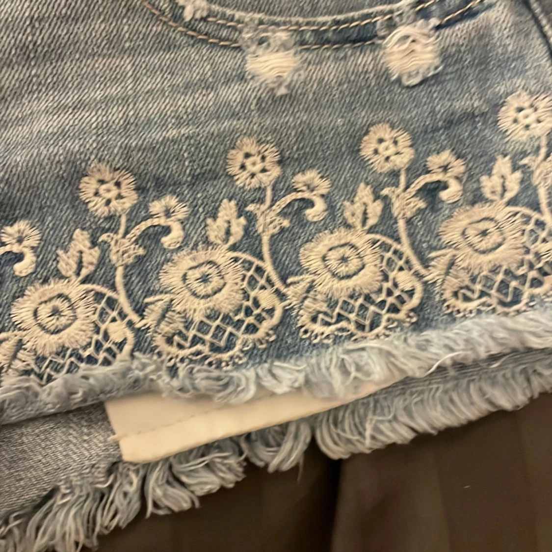 Lågmidjade jeanshorts! - 2