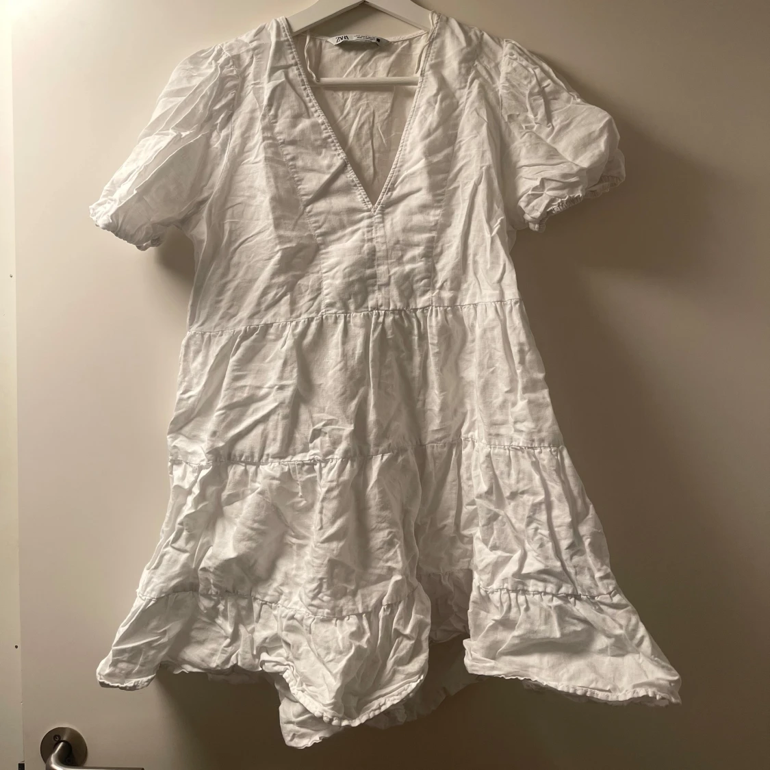 Zara vit sommarklänning