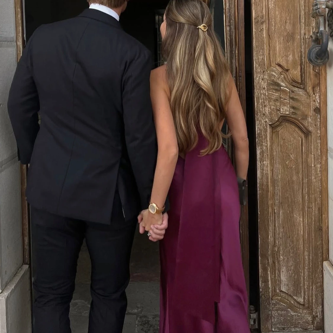 Burgundy balklänning  - 2