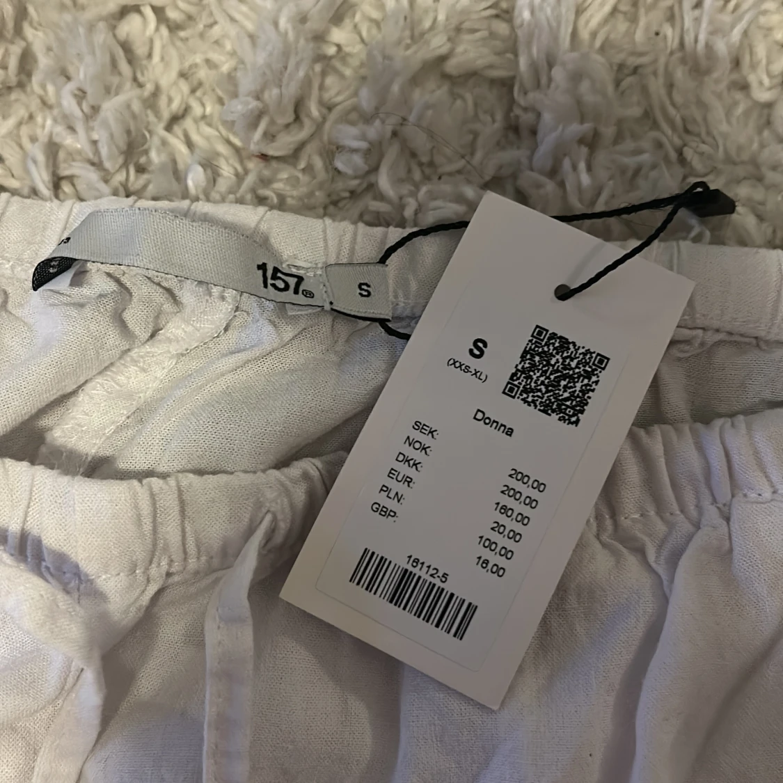 Vita linnebyxor från lager 157 - 2