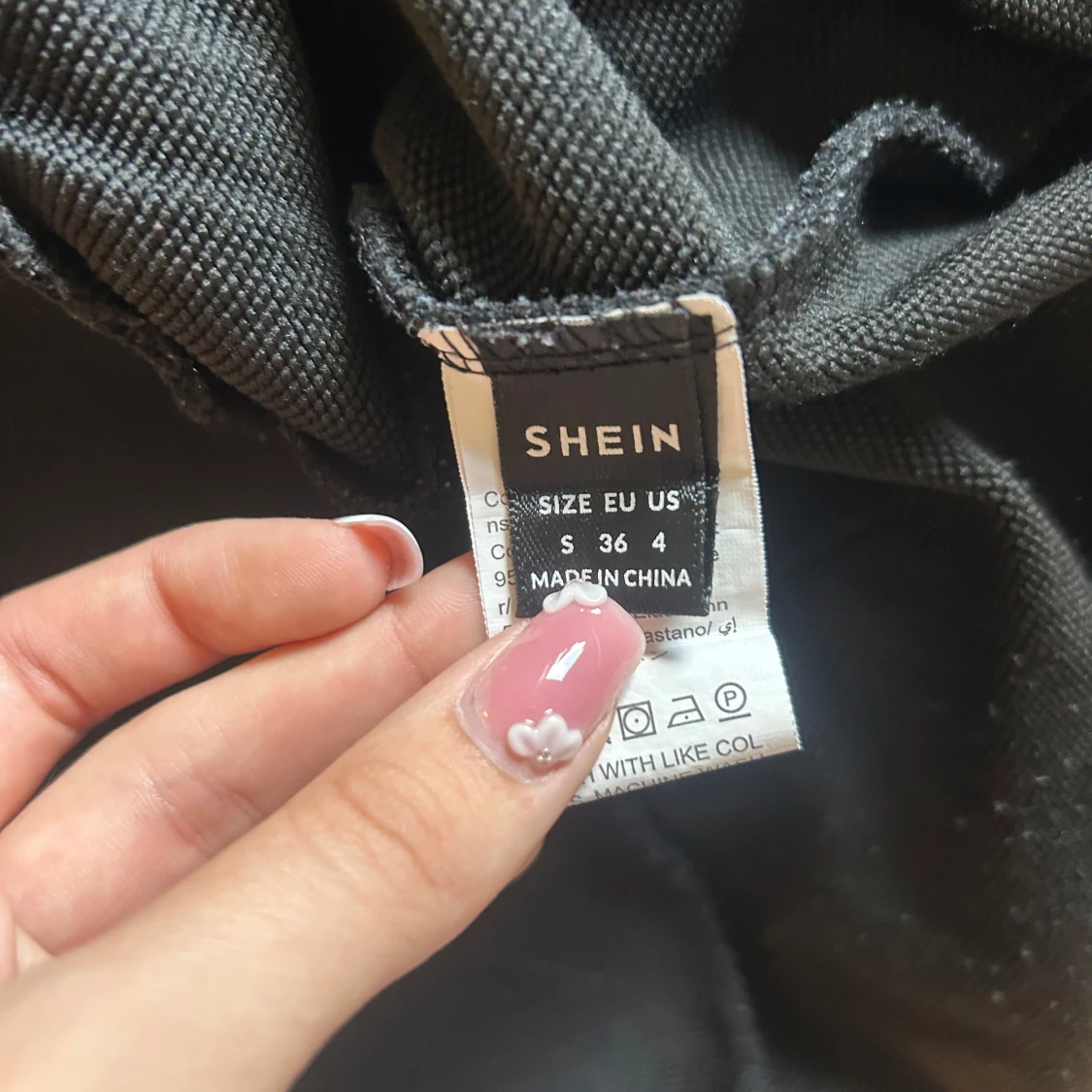 Svart hoodiejacka med tryck  - 2