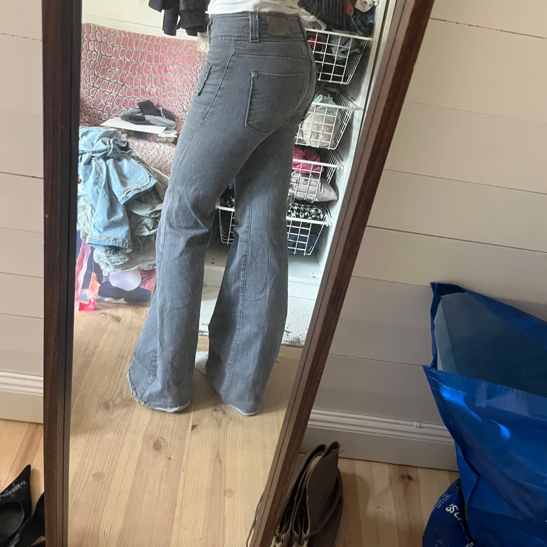 Lågmidjade jeans