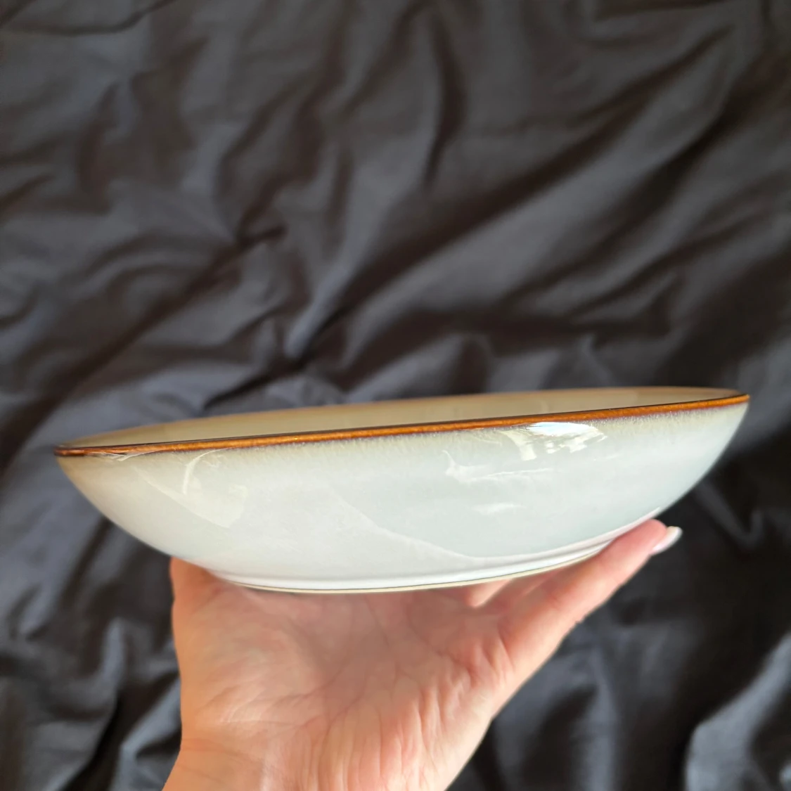 Grå djup tallrik - 2