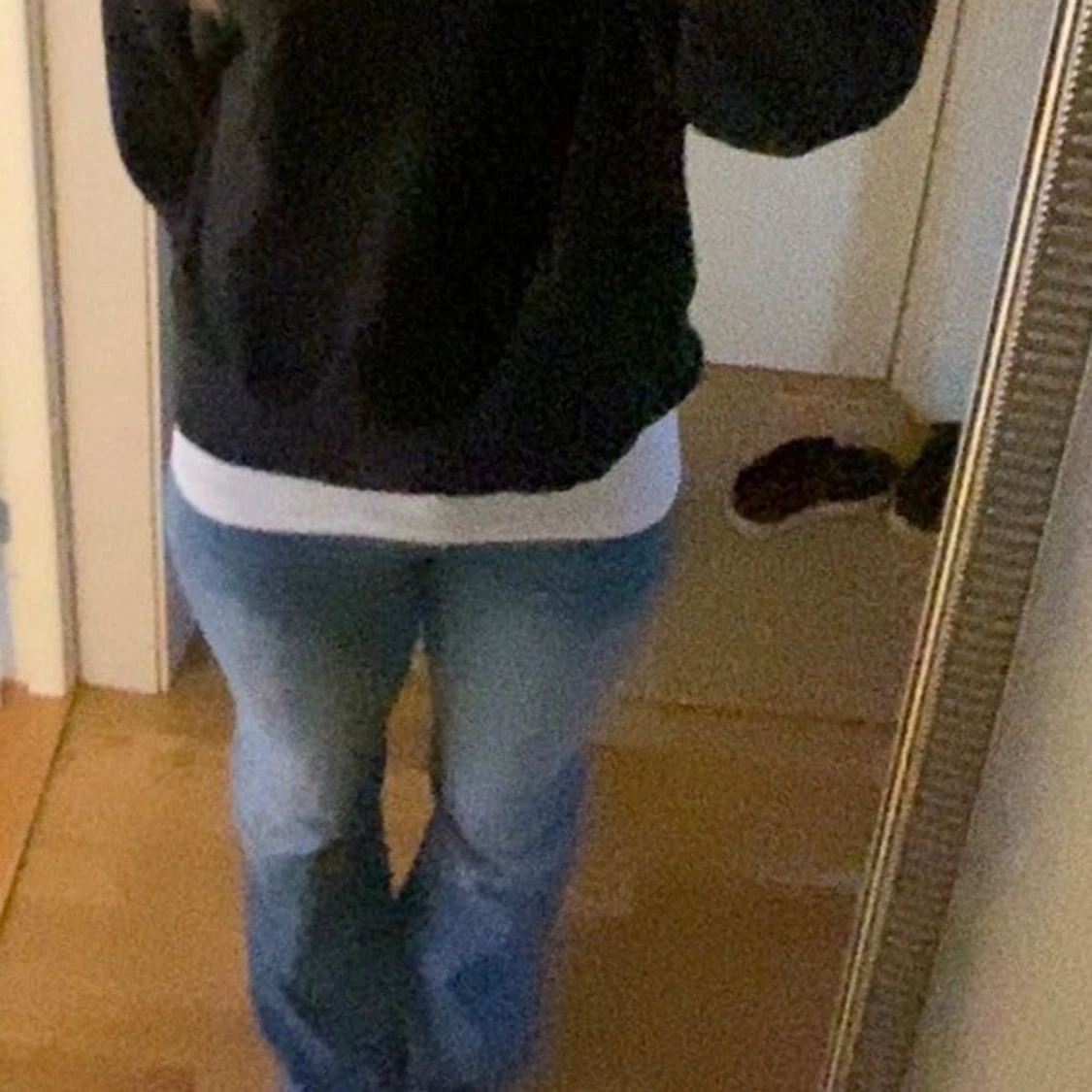 Lågmidjade bootcut jeans  - 2
