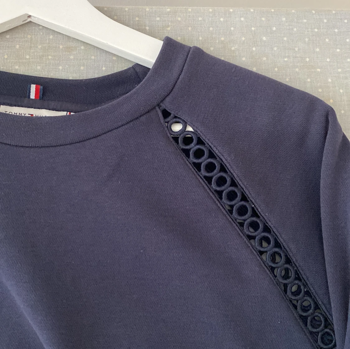 Mörkblå sweatshirt Tommy Hilfiger S - 2