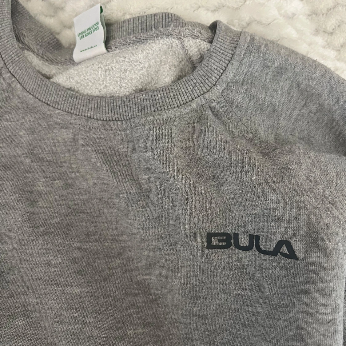 Grå sweatshirt från Bula i bomull - 1