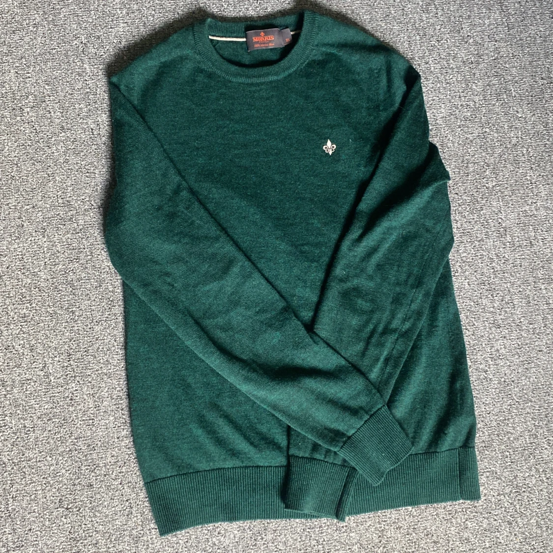 Grön merinoullströja från Morris XS - 1