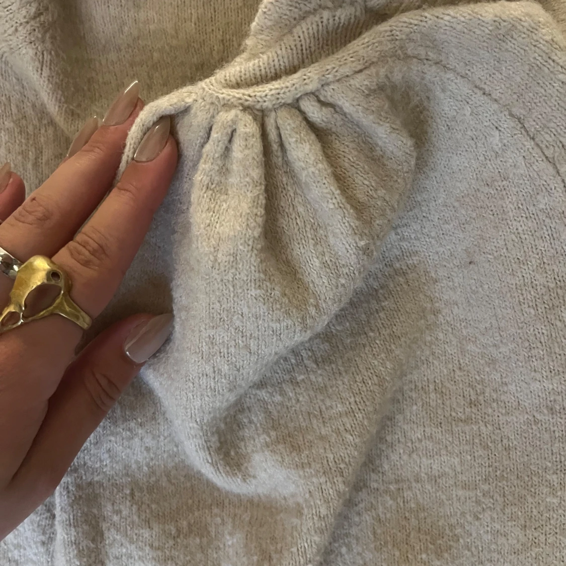 Beige tjocktröjan🤍 - 4