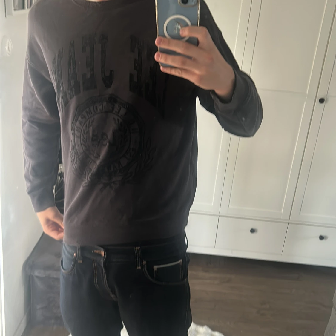 Svart sweatshirt från Lee Jeans - 1