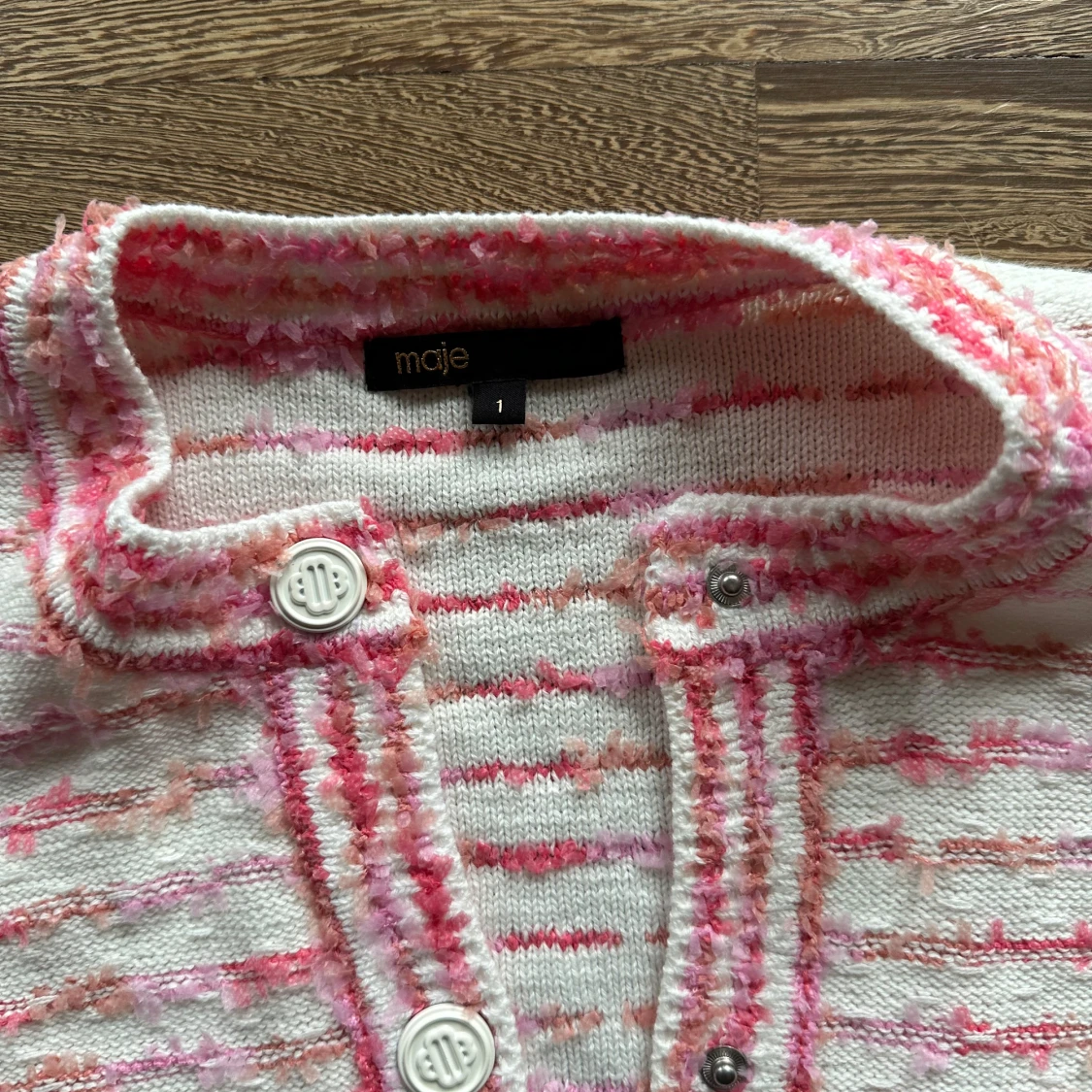 Rutig cardigan jacka från Maje - 2