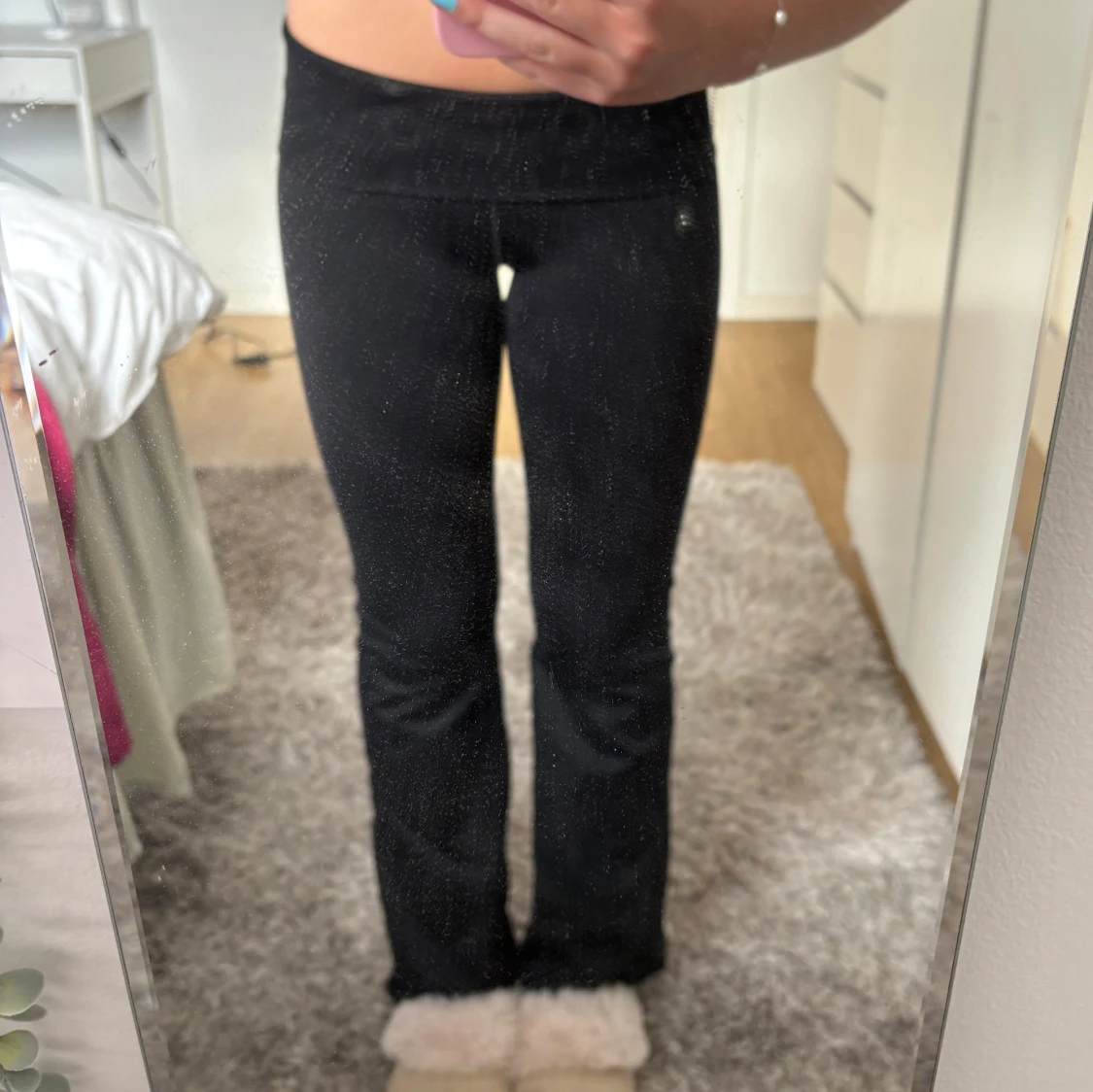 Svarta bootcut leggings från Aim'n - 1